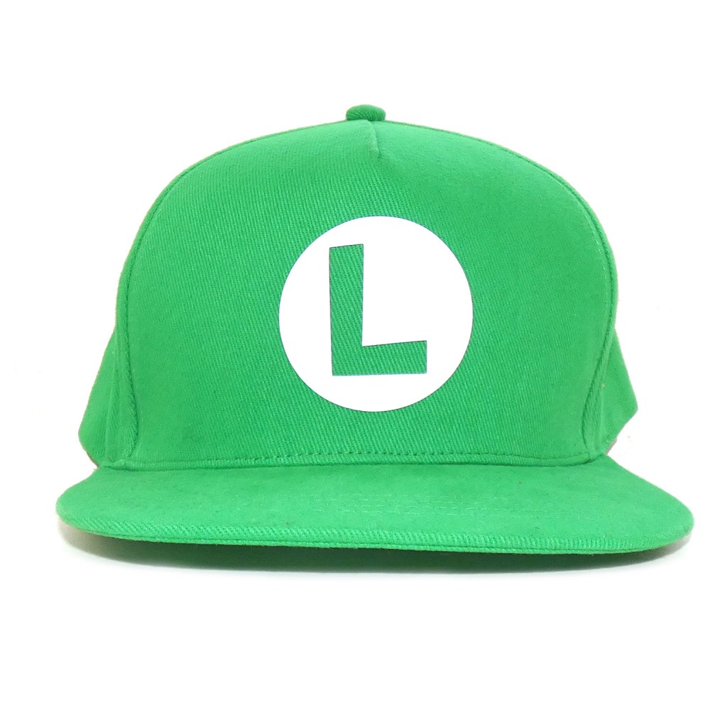 Nintendo Super Mario - Badge Luigi Baseball cap - Grün